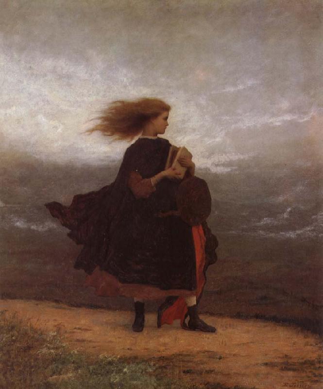 Eastman Johnson Das Madchen,das ich Zurucklieb